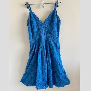 Modcloth (Soiéblu) Lace Blue Dress